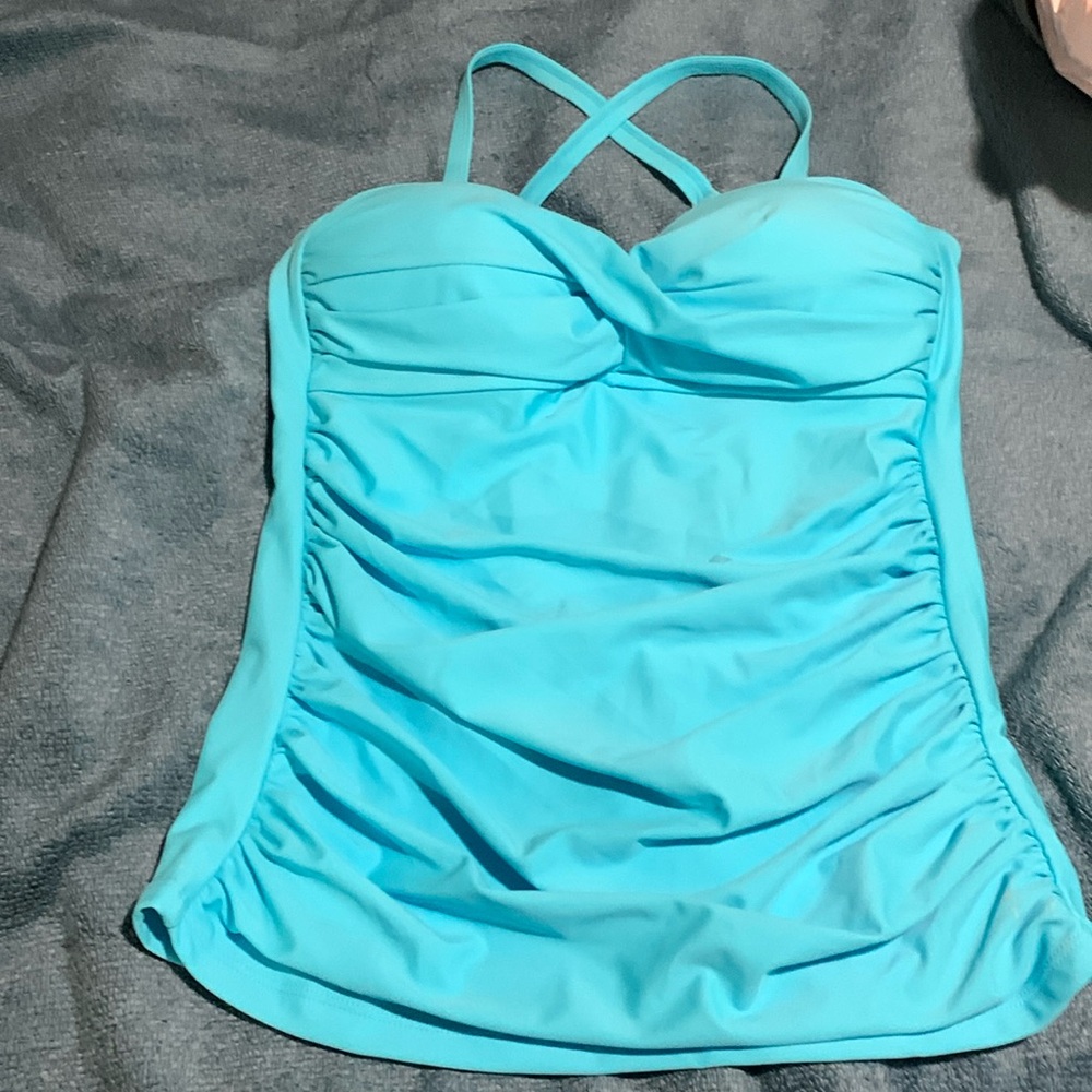 Pretty Blue swim top